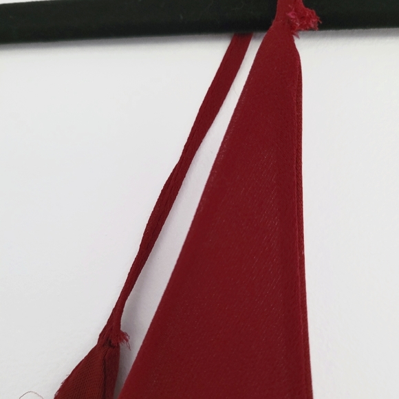 Burgundy Flowy Dress - Picture 5 of 8